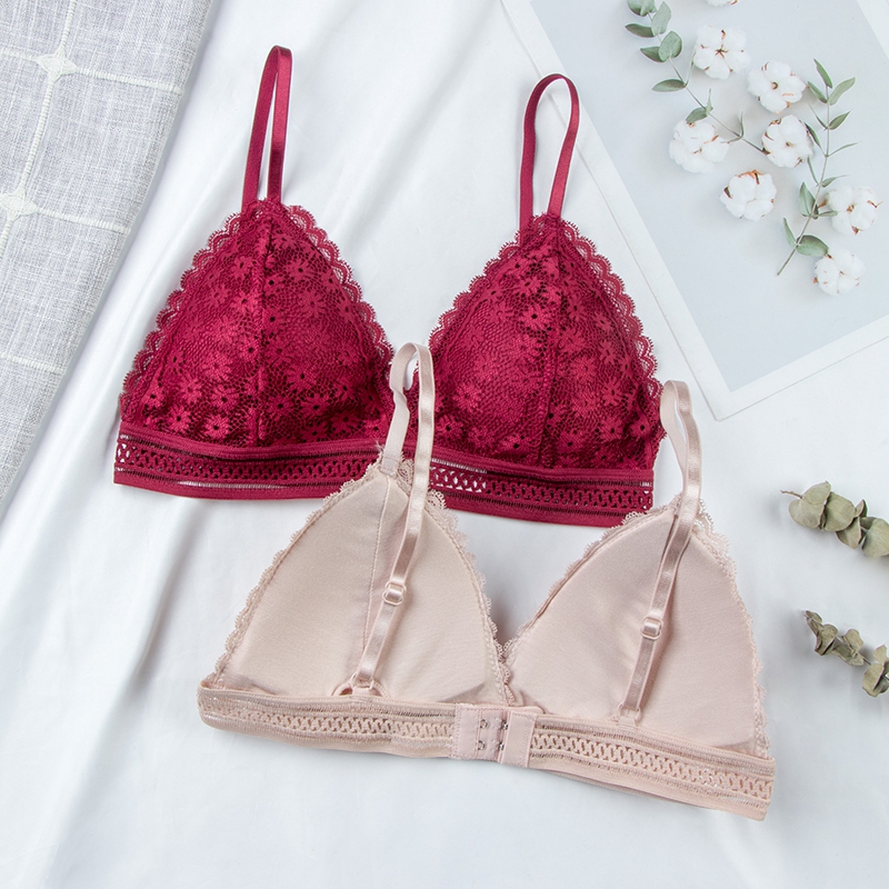 Lace Bralette Set - Sexy Floral Lace Bra Top For
