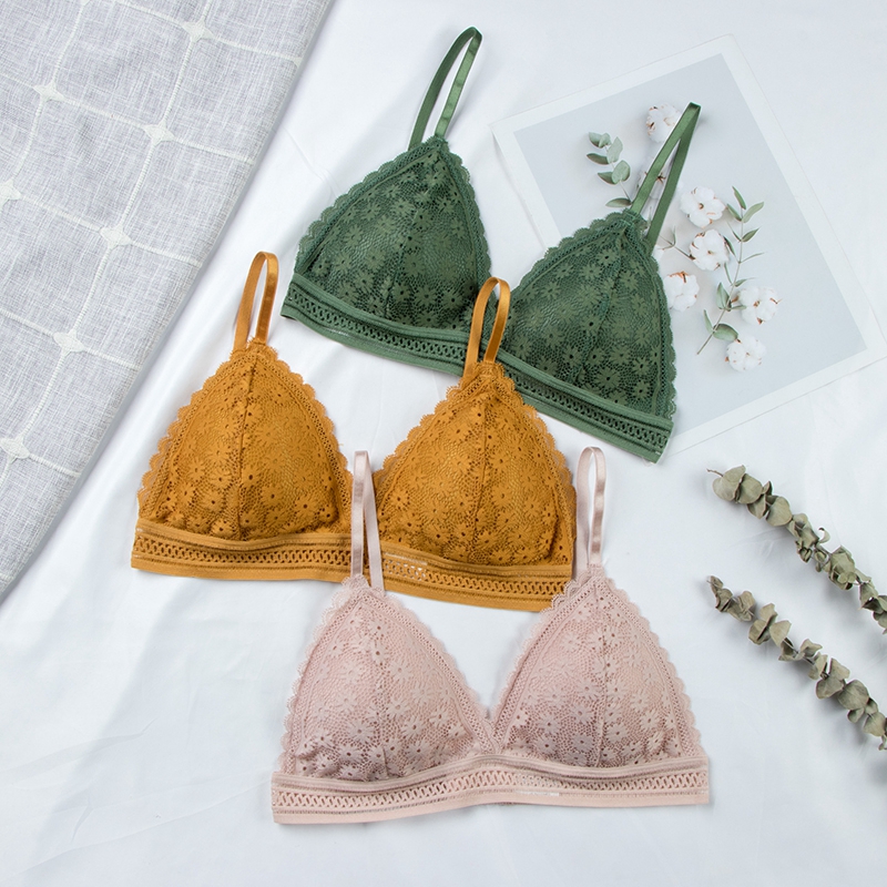 Sexy Floral Lace Bra Top For W - Lace Bralette Set review and price