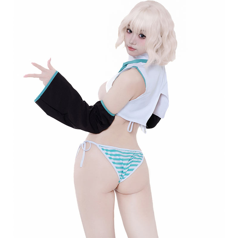 SENMHS Anime Sexy Miku Uniform - Lace Bralette Set review and price